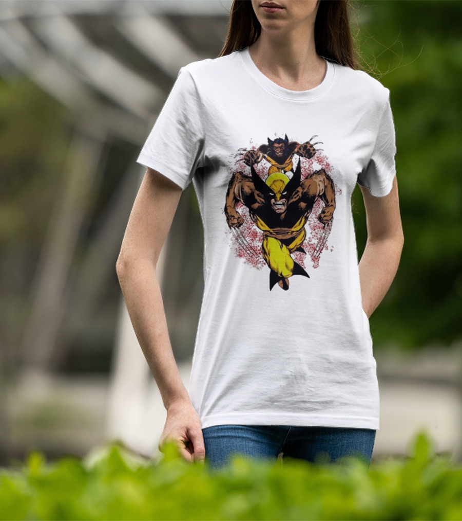 2025 Wolverine And Sabretooth Marvel Ashtro Logan T-Shirt
