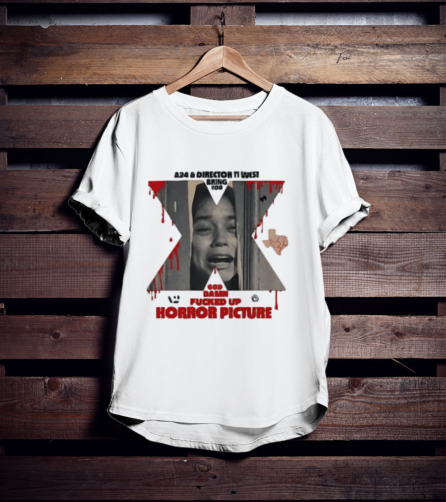 A24 Ti West Bring You The Scariest X Horror Picture T-Shirt