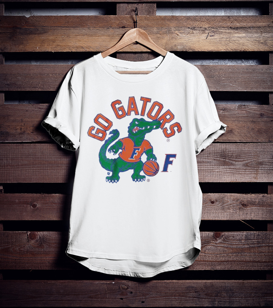 Go Gators Florida Mascot F Basketball T-Shirt
