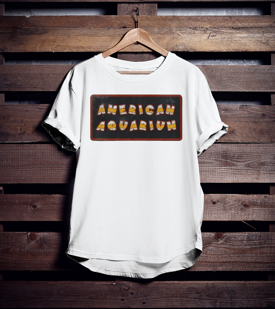American Aquarium Vintage Aesthetic Letters T-Shirt
