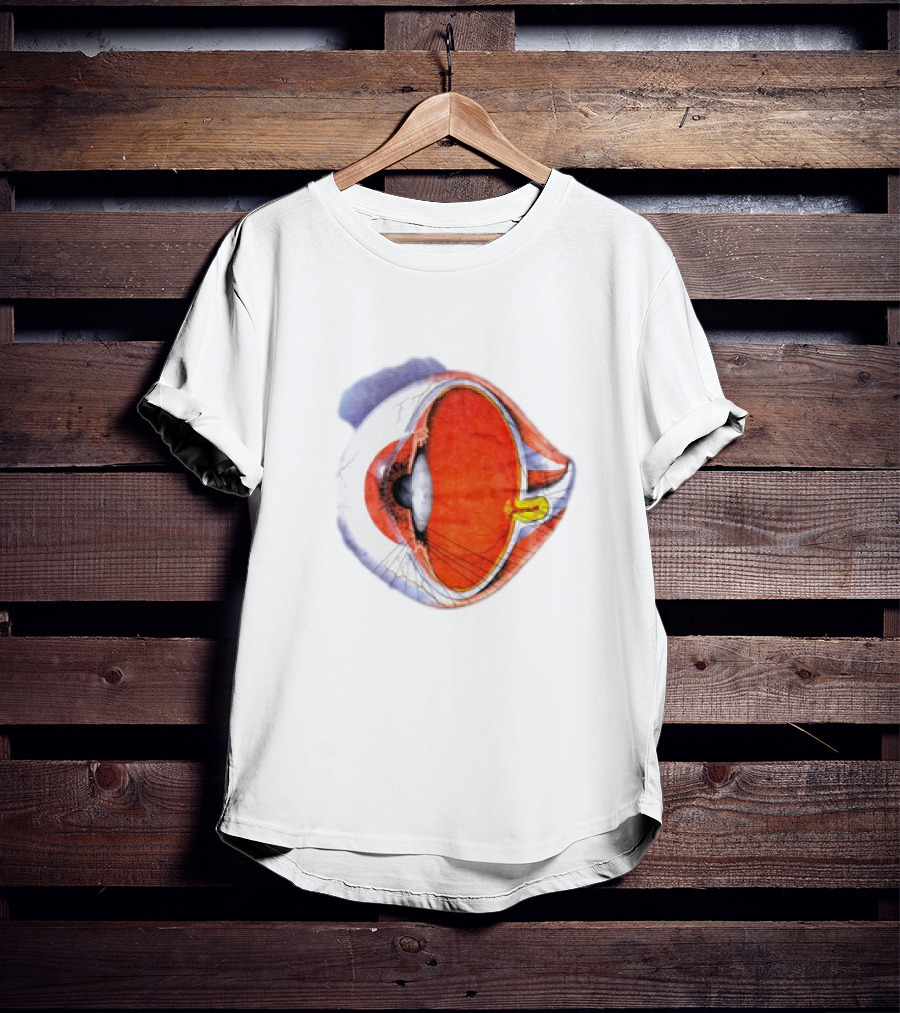 Anatomical Eye Ball Illustration 1991 T-Shirt