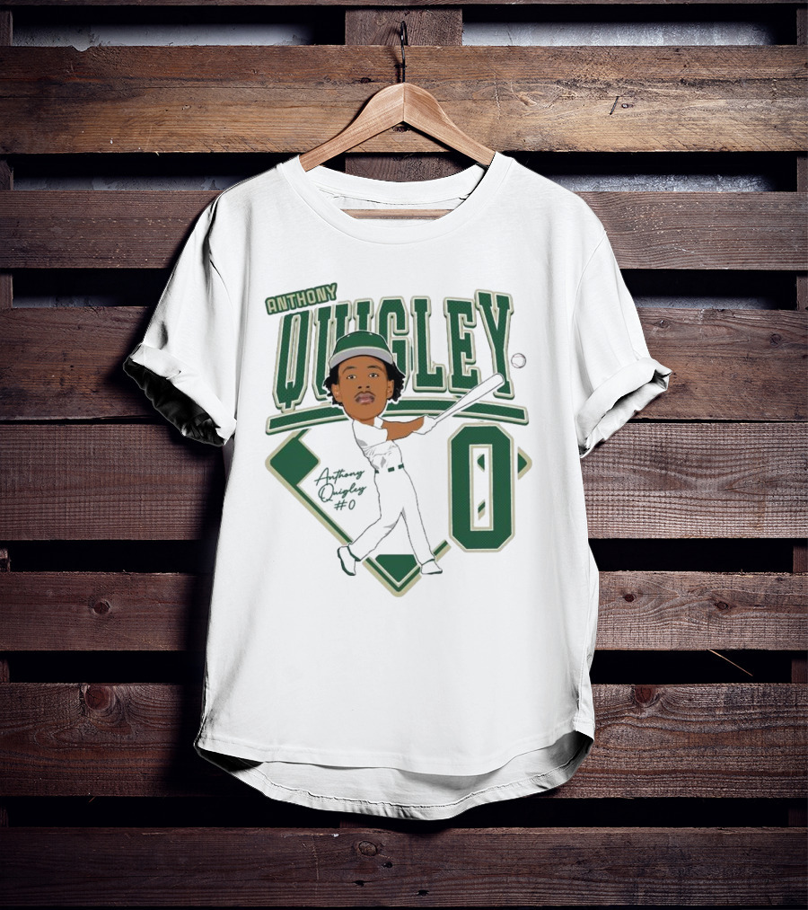 Anthony Quigley Baseball 2025 Player Illustration T-Shirt