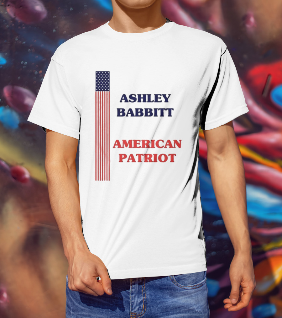 Ashley Babbitt American Patriot Flag Stripe Stars T-Shirt