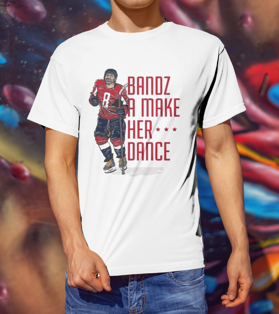 Bandz A Make Her Dance Ice Hockey 8 Stars T-Shirt