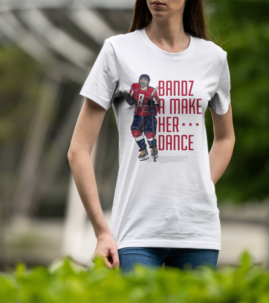 Bandz A Make Her Dance Ice Hockey 8 Stars T-Shirt