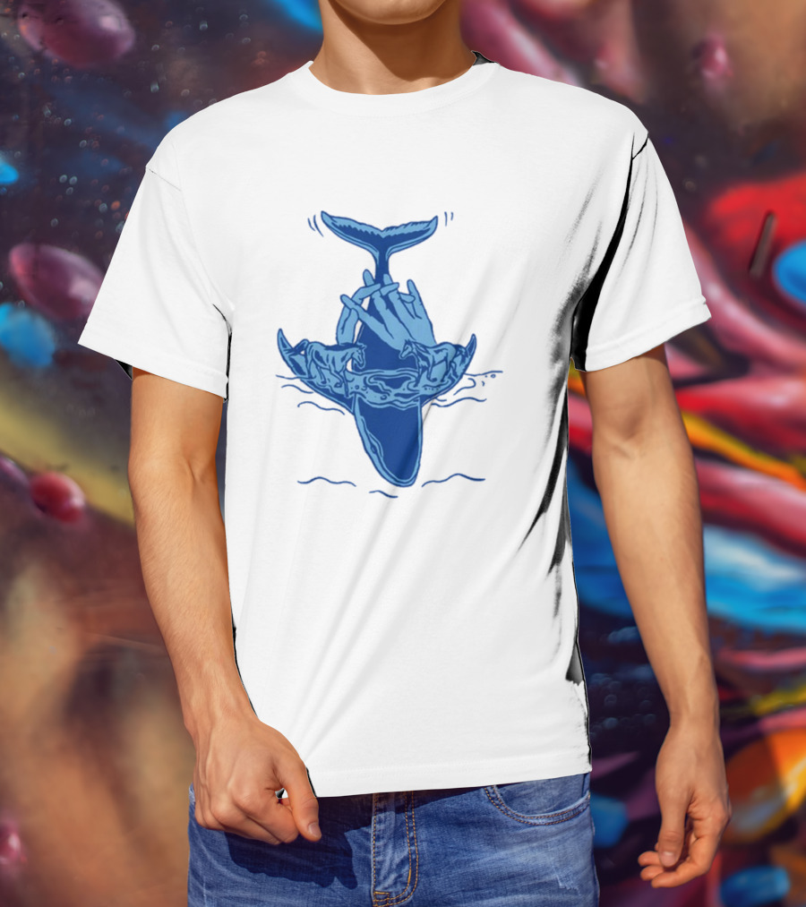 Billie Marten Whale With Hands And Horses T-Shirt