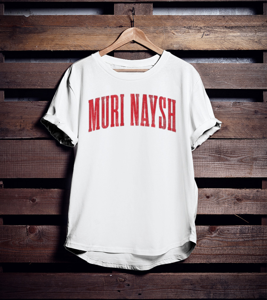 Billmuri Muri Naysh Red Text T-Shirt