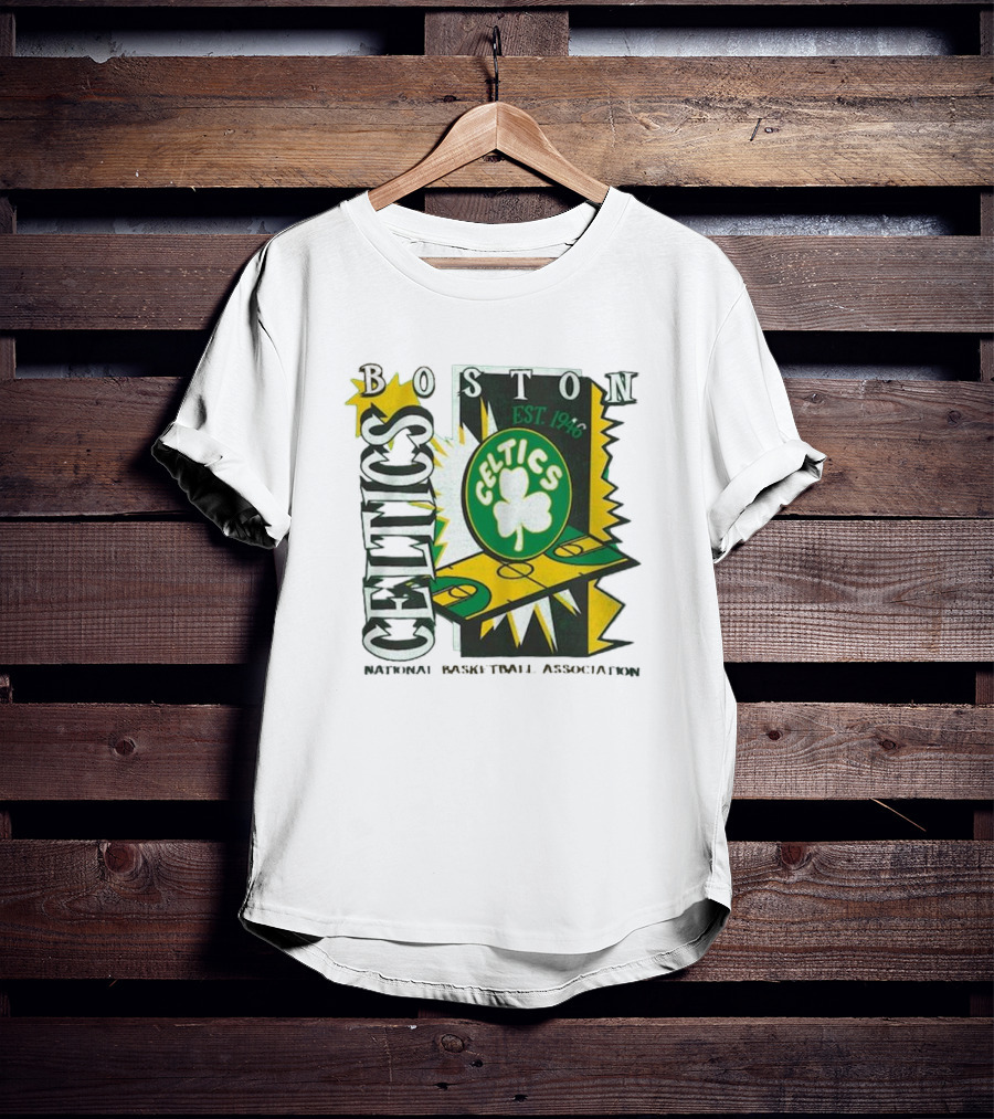 Boston Celtics EST 1946 Mitchell & Ness Youth Retro ’90s National Basketball Association T-Shirt