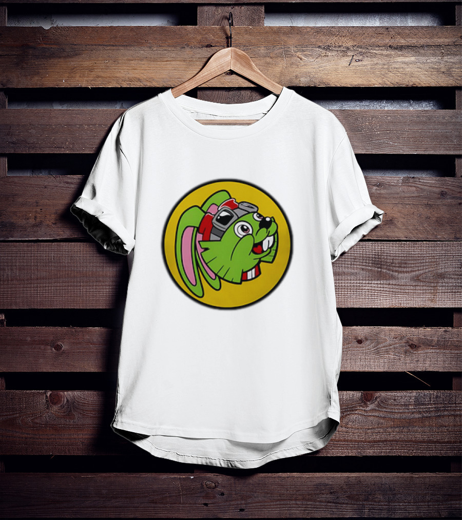 Bucky O’Hare Buc-ee’s Collaboration Featuring Iconic Green Rabbit With Goggles T-Shirt