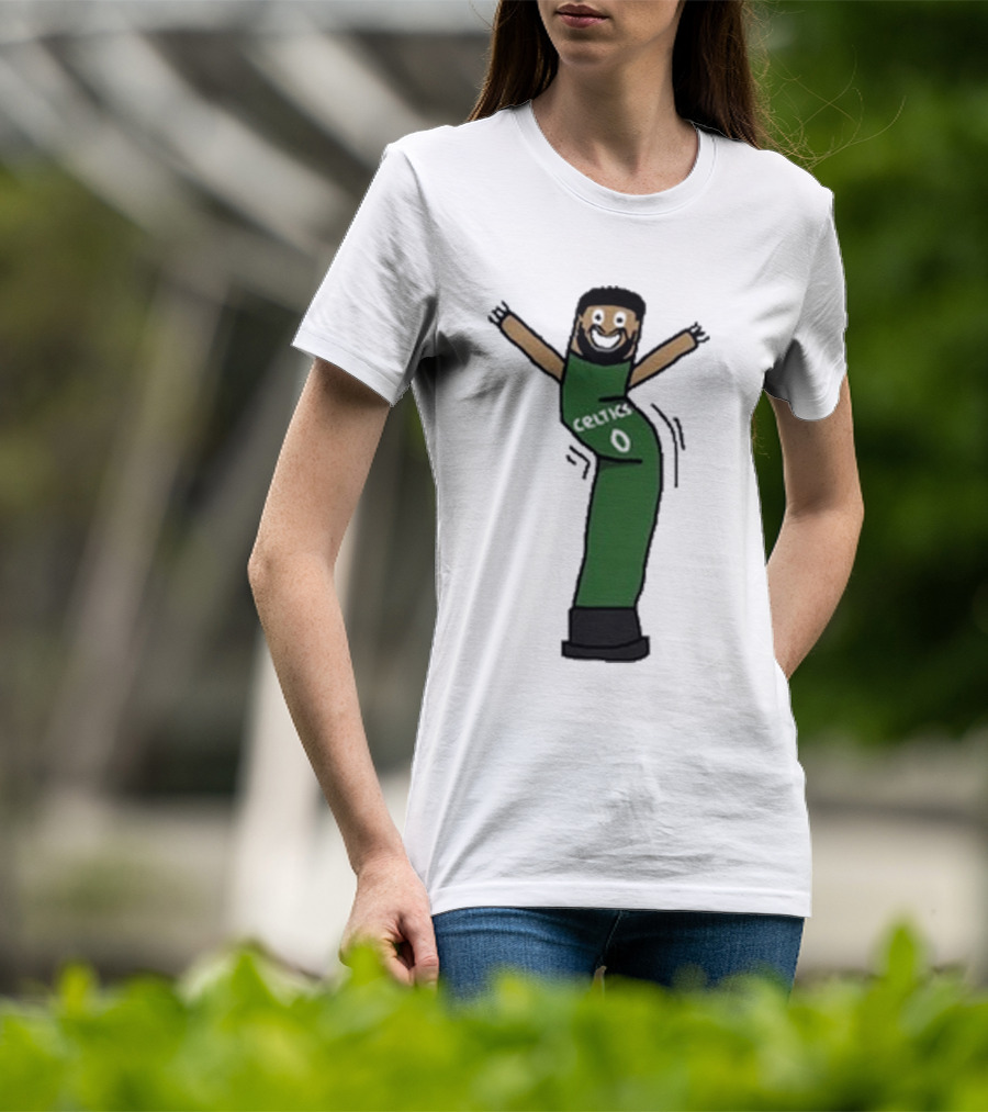 Celtics Jayson Tatum Inflate-Tum Cartoon T-Shirt