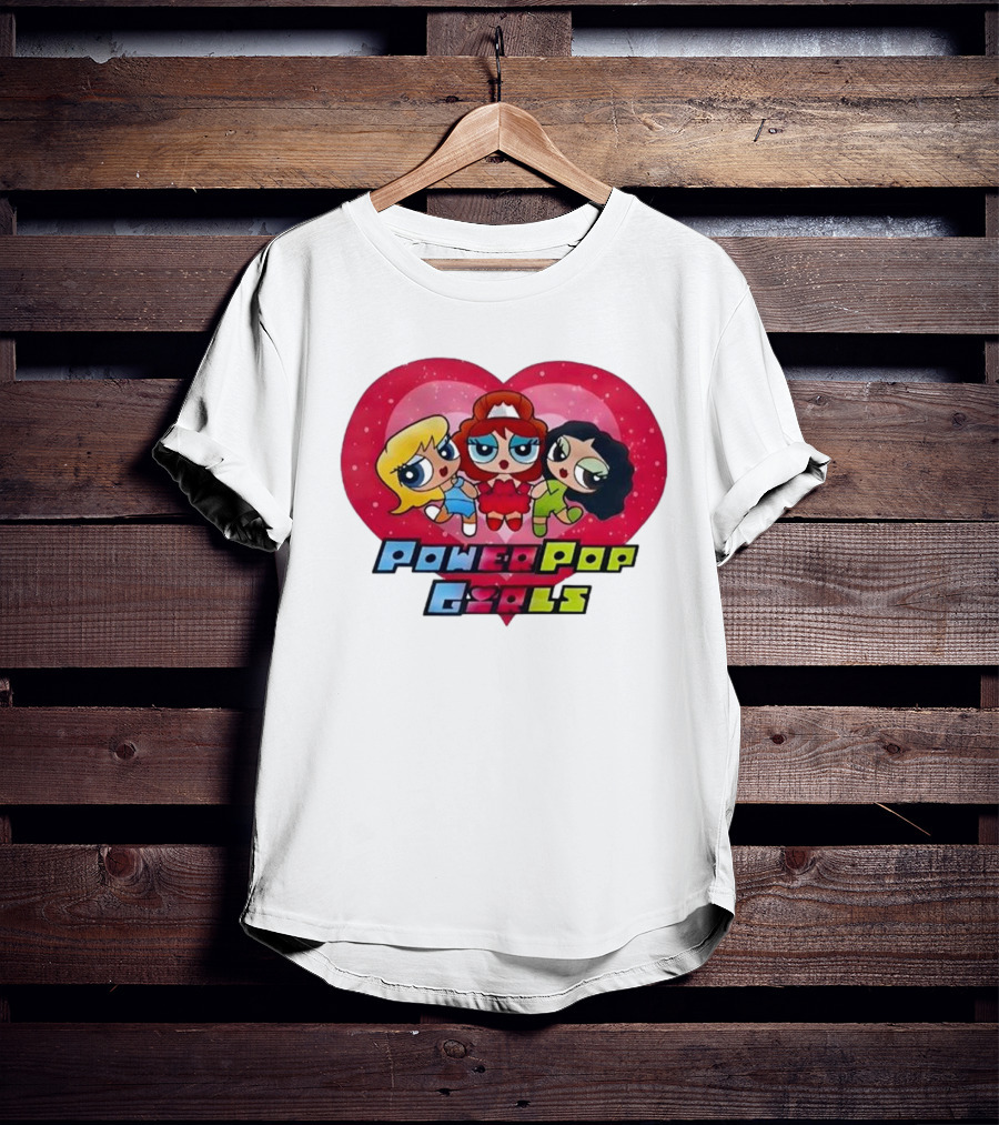 Chappell Roan Power Pop Girls Heart Cartoon Trio T-Shirt