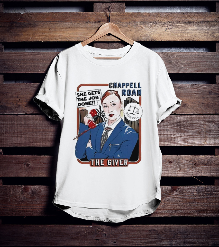 Chappell Roan The Giver Blue Suit Red Rose T-Shirt
