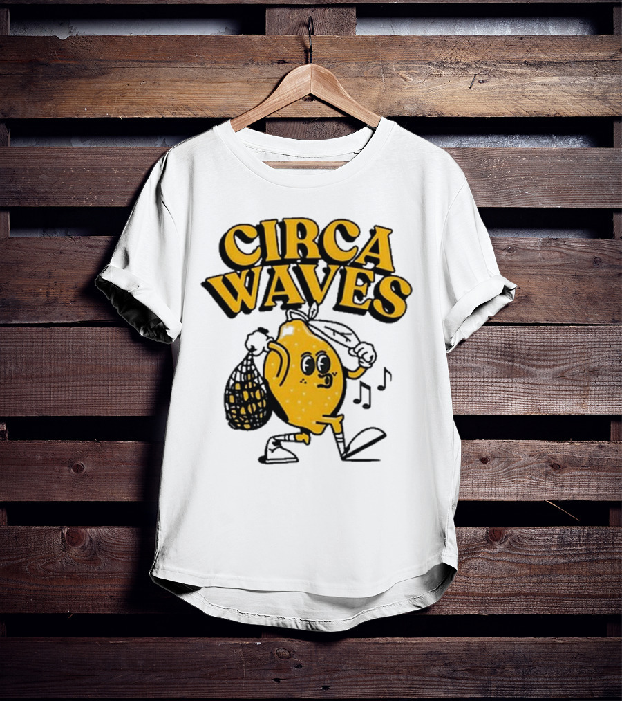 Circa Waves Leroy The Lemon Running Cartoon T-Shirt