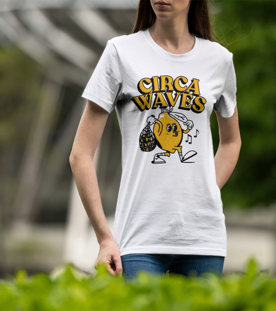 Circa Waves Leroy The Lemon Running Cartoon T-Shirt