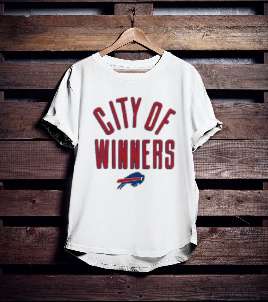 City Of Winners Buffalo Bills Football Team Merchandise T-Shirt