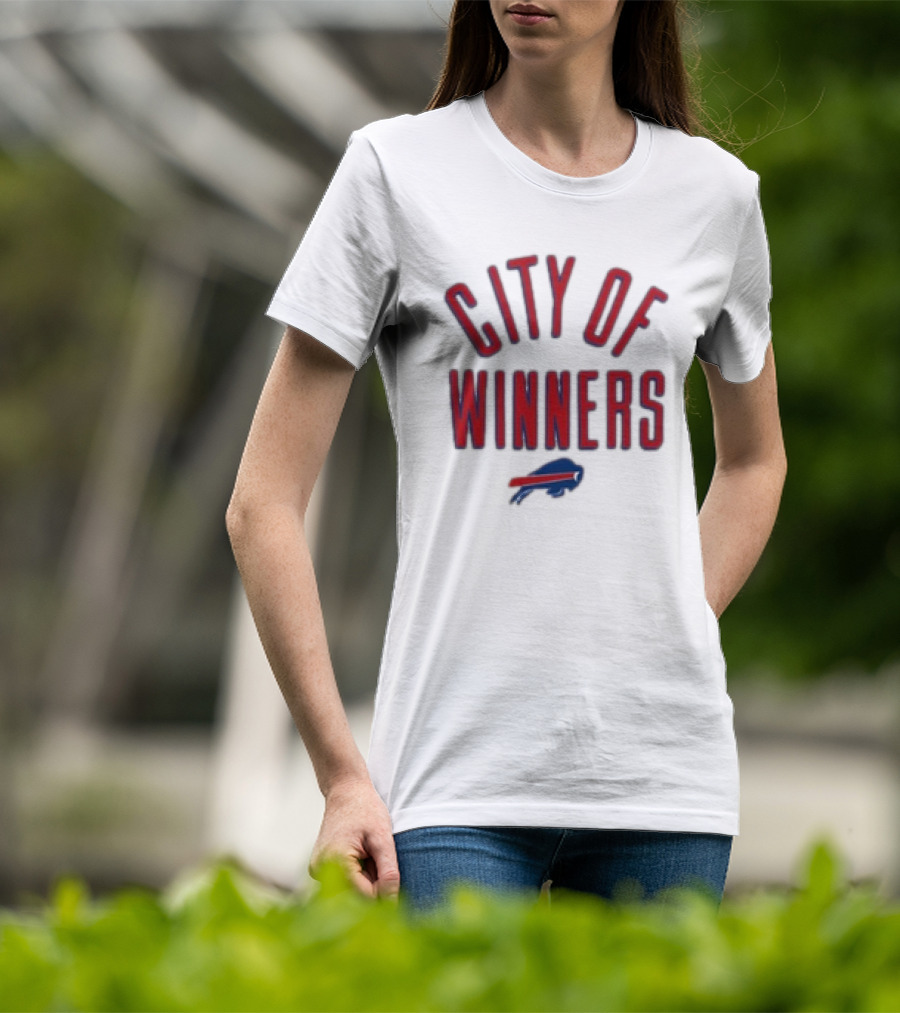 City Of Winners Buffalo Bills Football Team Merchandise T-Shirt