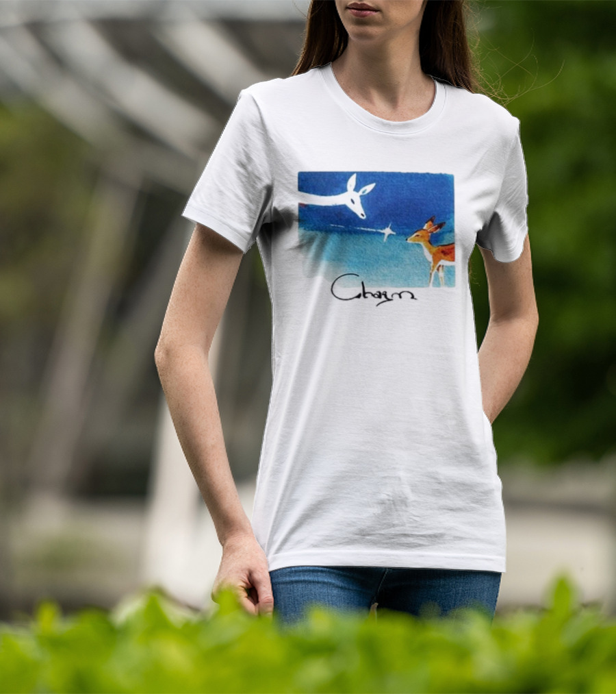 Clairo Charm Deer Artwork Benefit T-Shirt