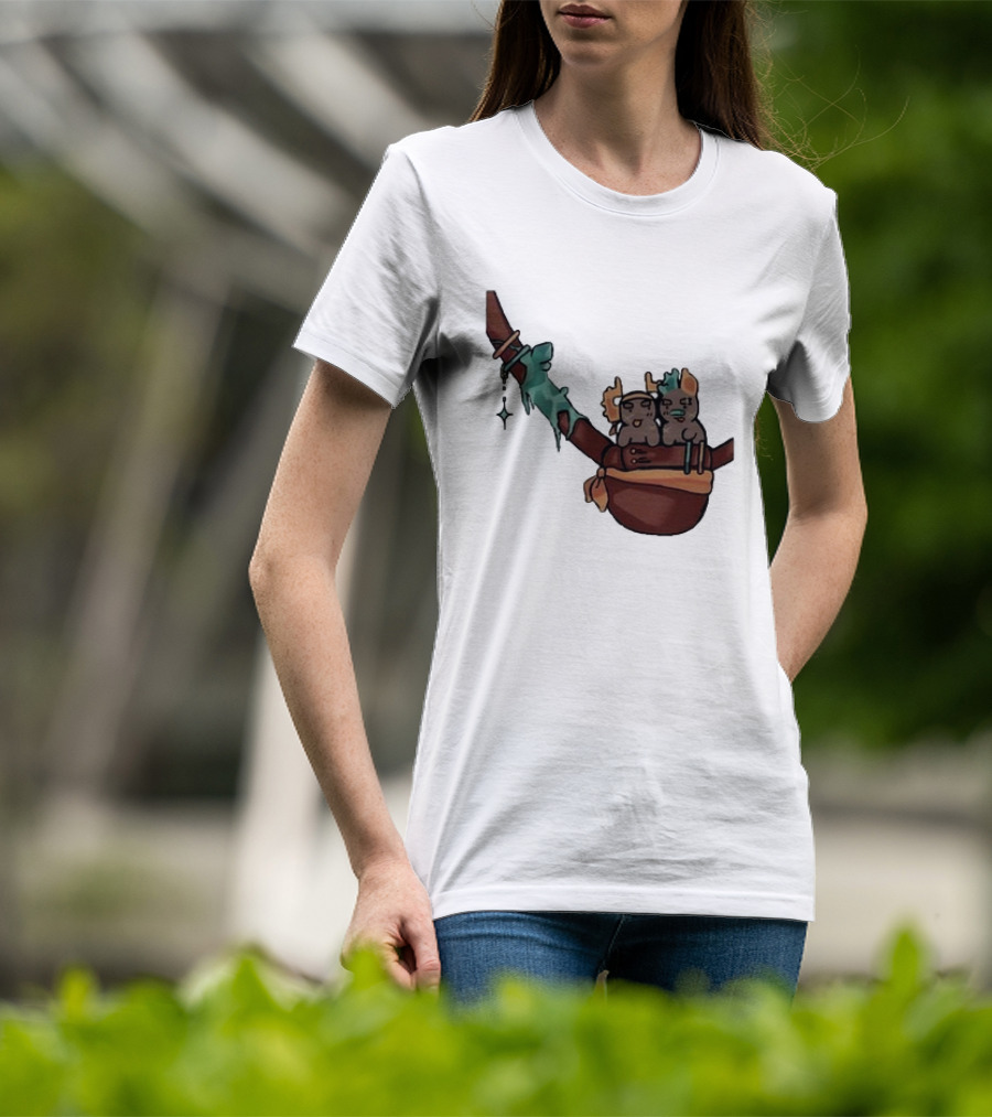 Coilpunk Steam Coil Phighting In A Bag Wizard Staff Adventure T-Shirt
