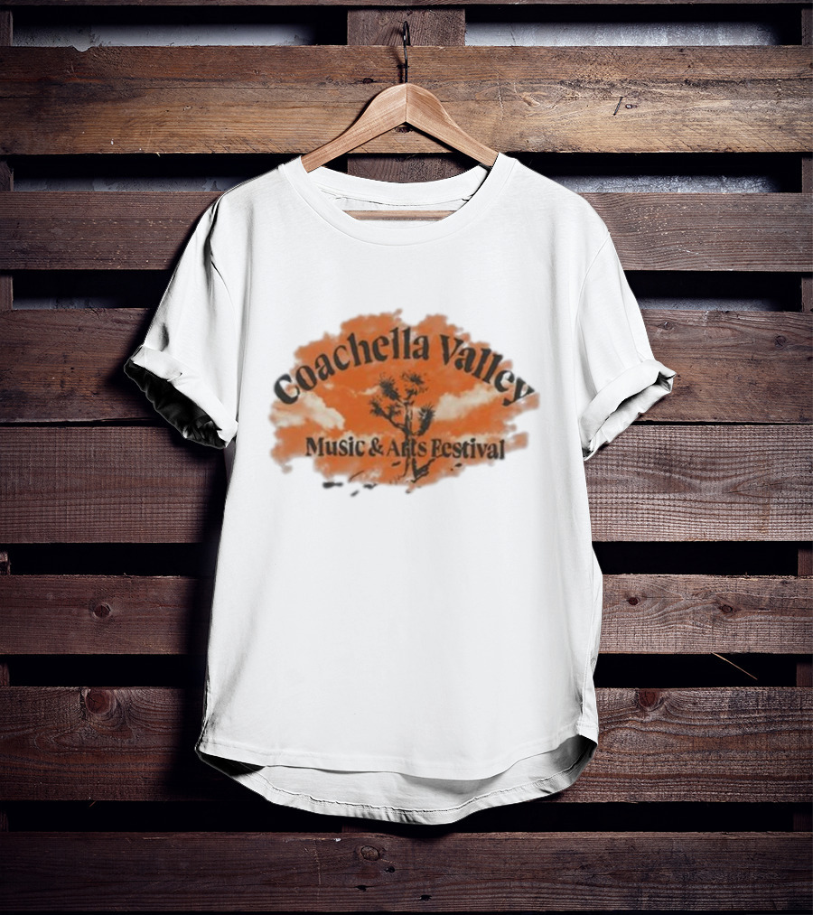 Coachella Valley Music And Arts Festival Yucca Brevifolia Clouds 2025 T-Shirt