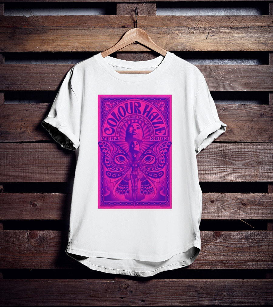 Colour Haze Vera Groningen Netherlands Feb 20 2025 Josiah The Rubber Snake Charmers T-Shirt