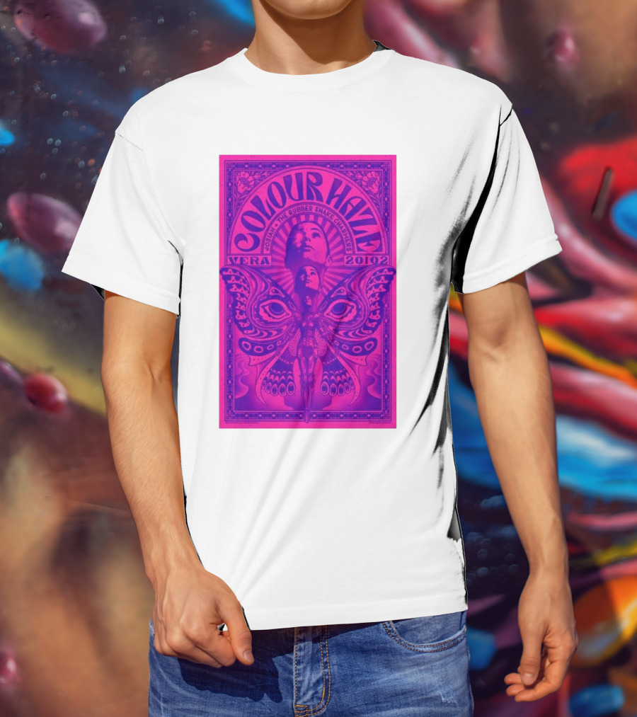 Colour Haze Vera Groningen Netherlands Feb 20 2025 Josiah The Rubber Snake Charmers T-Shirt