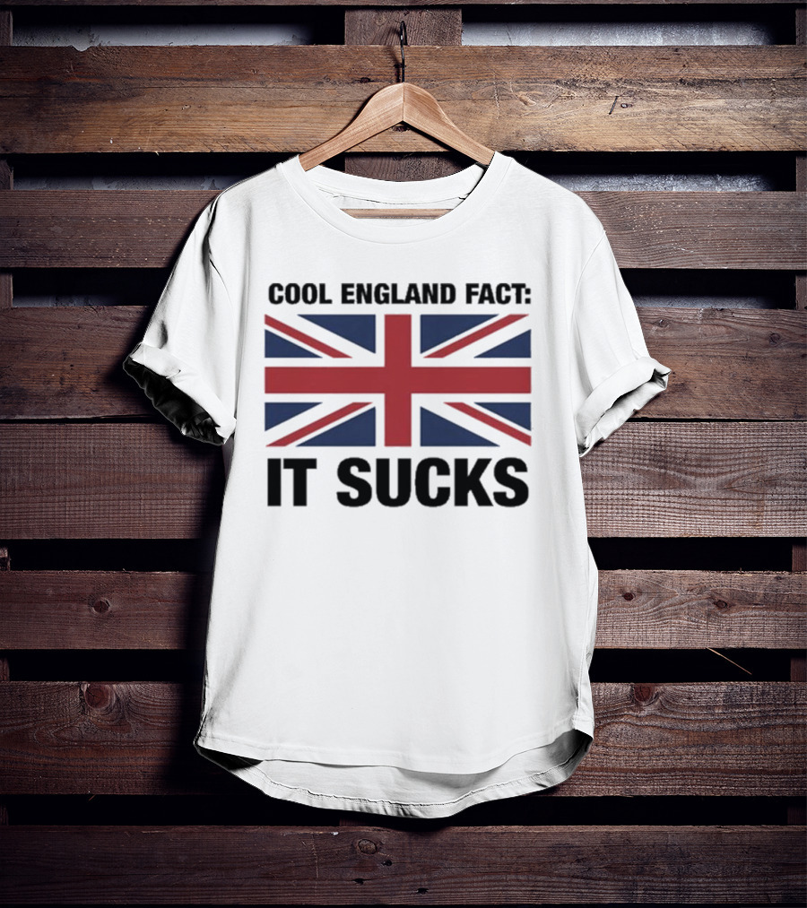 Cool England Fact It Sucks Union Jack T-Shirt