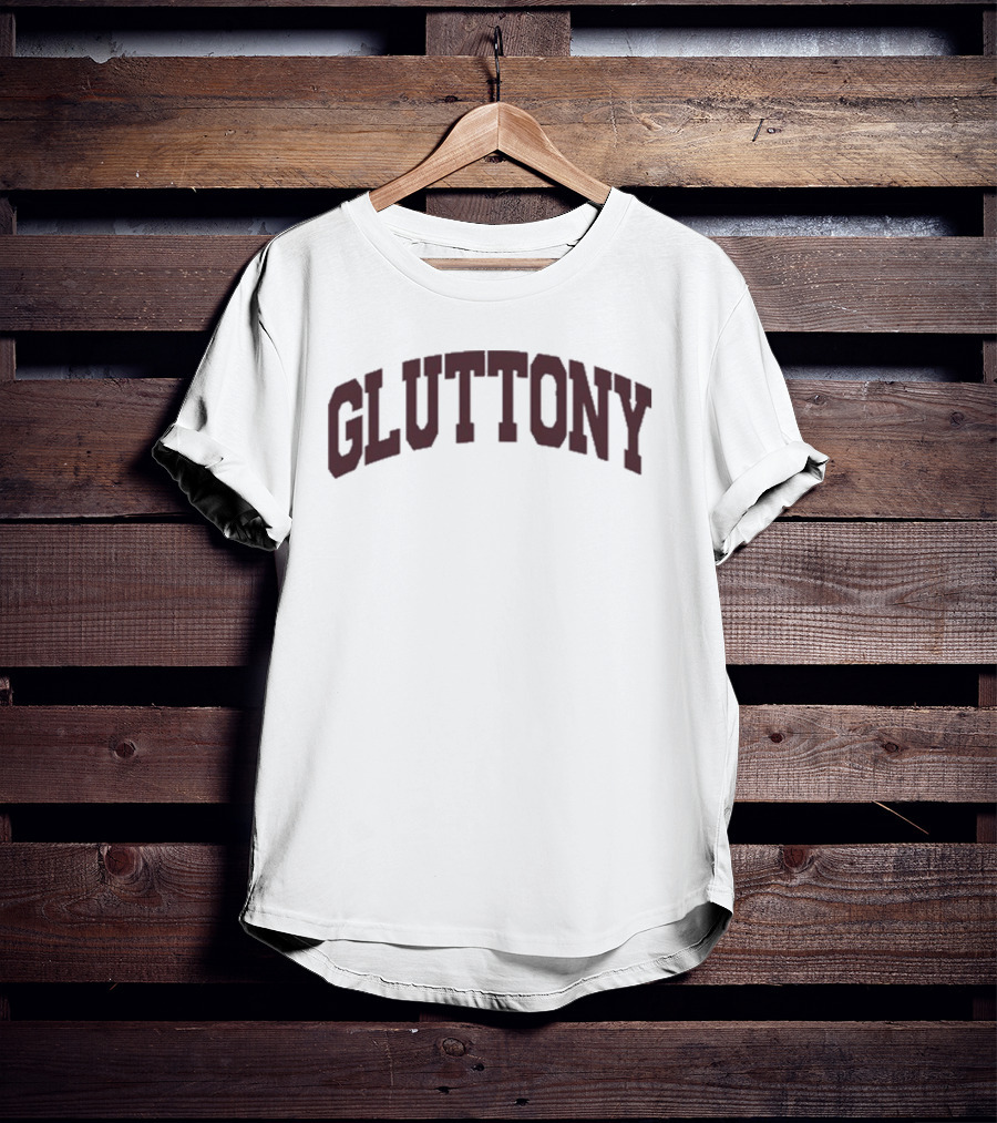 Corbin Gluttony Arch Text T-Shirt