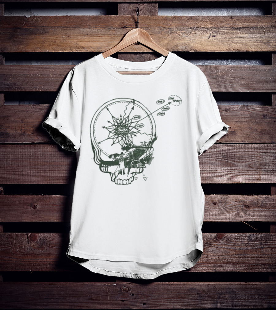 Dead & Company Psychedelic Skull Staring At Goats 2025 T-Shirt