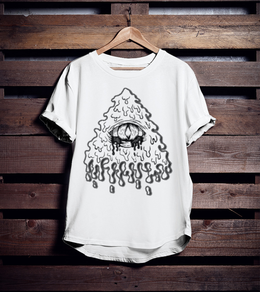 Dean Mercer Oculus Dripping Hooded Figure T-Shirt