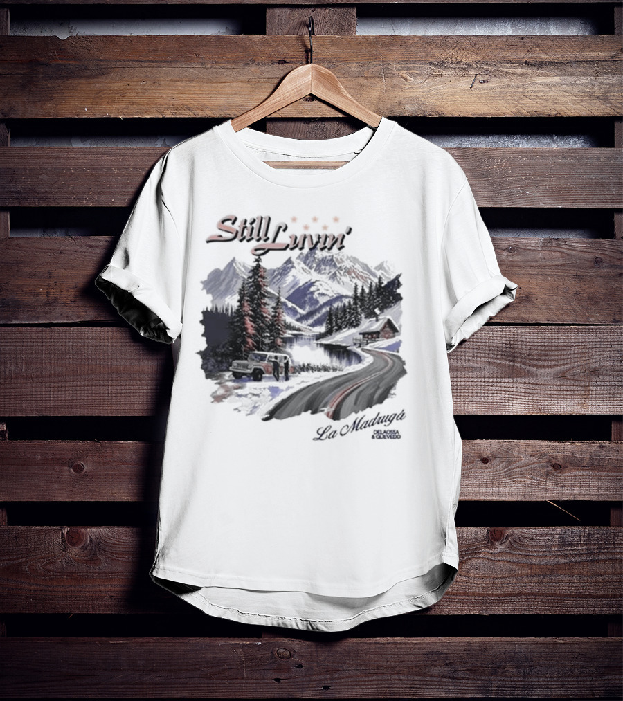 Delaossa Still Luvin Blanca Mountain Road Scene T-Shirt