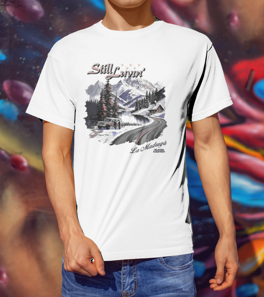 Delaossa Still Luvin Blanca Mountain Road Scene T-Shirt