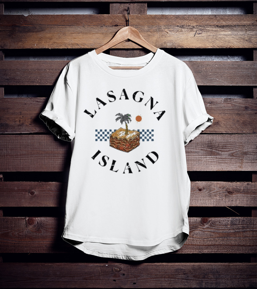 Try Guys Lasagna Island Event Jan 25 2025 Candle Sunburst Checkered Pattern T-Shirt