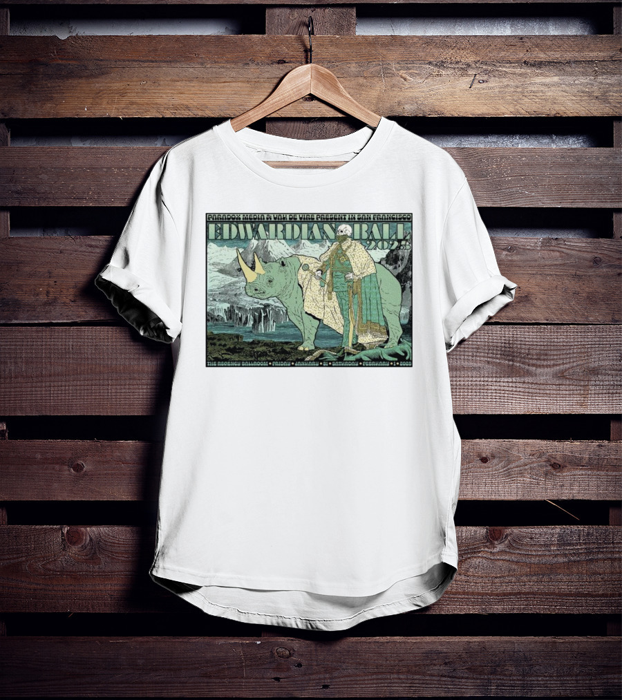 Paradox Media Vau De Vire Edwardian Ball 2025 San Francisco Regency Ballroom Jan 31 Feb 1 T-Shirt