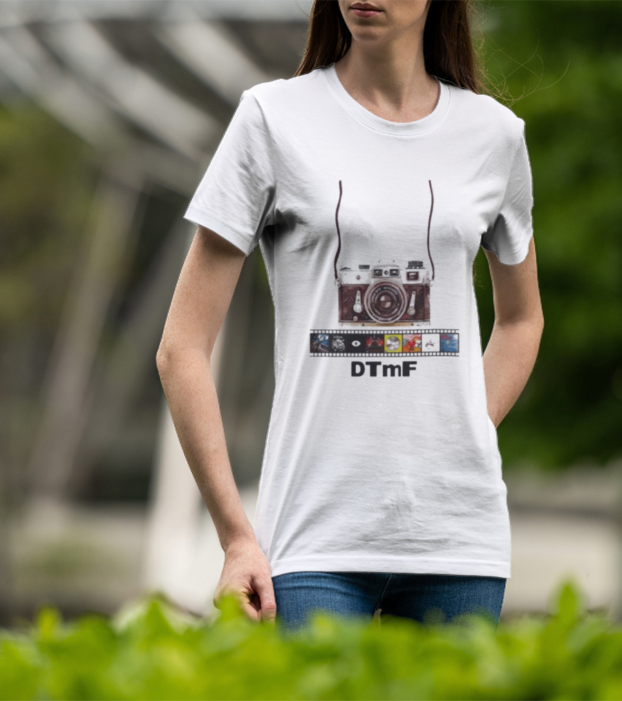 DTmF Camera Filmstrip Album 2025 Bad Bunny Signature T-Shirt