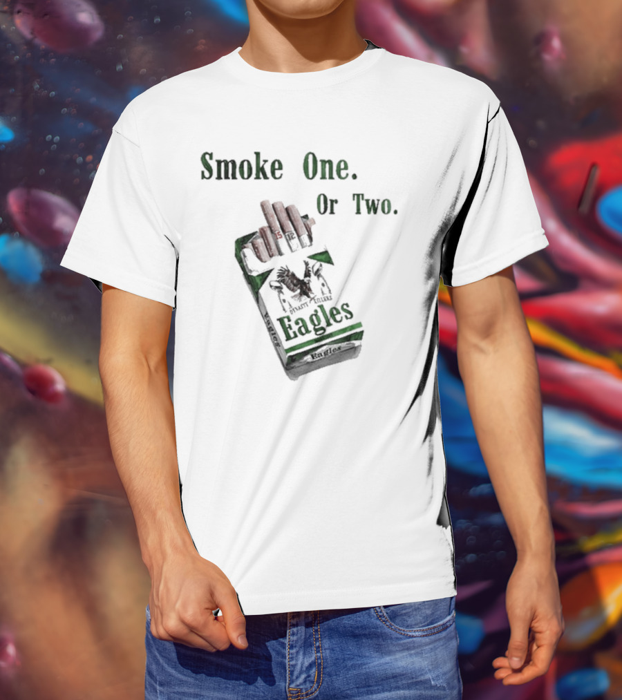 Eagles Smoke One Or Two Pack Hand T-Shirt