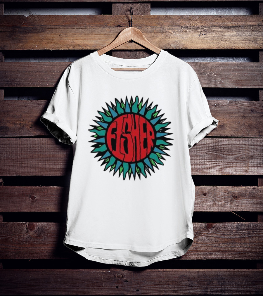 Fisher Sunburst Soak Up The Sun Colorful Vibes T-Shirt