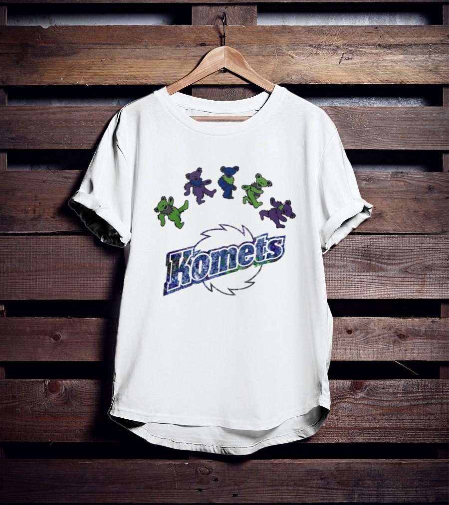 Fort Wayne Komets Grateful Dead Night 2025 Hockey Bears T-Shirt