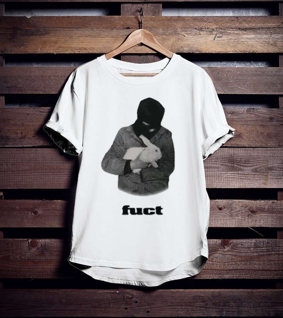 Fuct Robber Holding Rabbit Kill People Not Animals T-Shirt