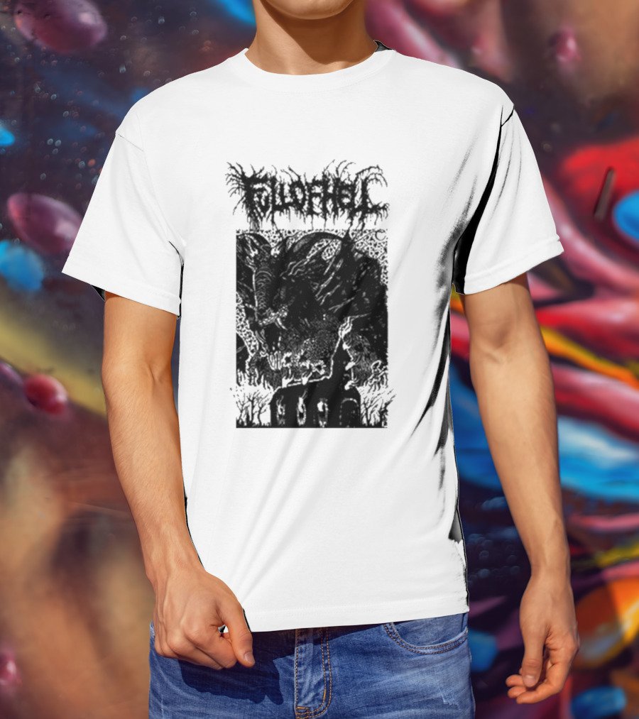 Full Of Hell Goat Church Abomination With Dark Symbolism T-Shirt