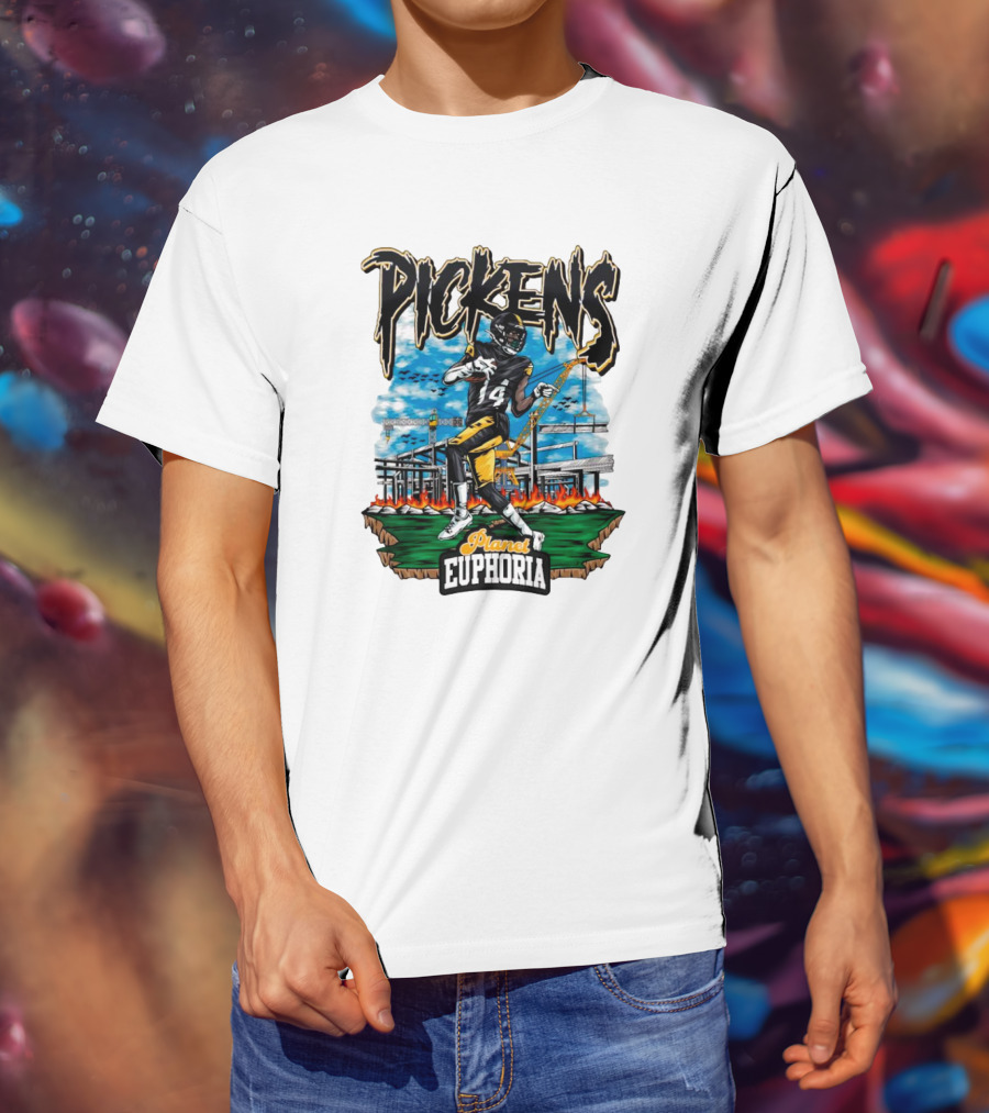 Pickens Planet Euphoria Pittsburgh Steelers NFL T-Shirt