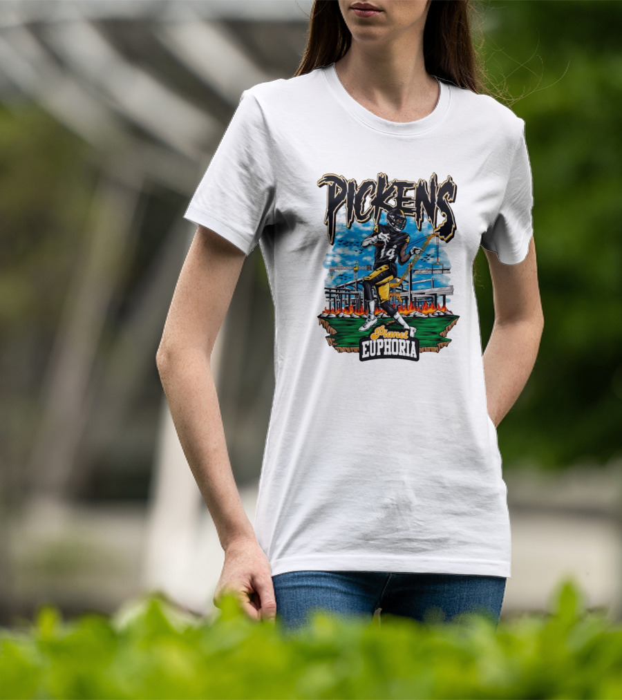 Pickens Planet Euphoria Pittsburgh Steelers NFL T-Shirt