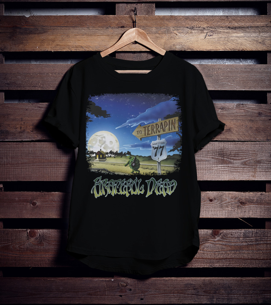 Grateful Dead Terrapin Hartford '77 Moonlit Journey T-Shirt