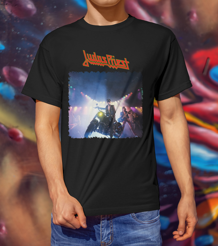 Judas Priest Unleashed In The East Motorcycle Concert Scene T-Shirt