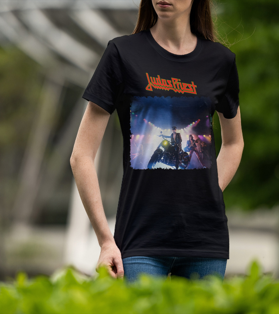 Judas Priest Unleashed In The East Motorcycle Concert Scene T-Shirt