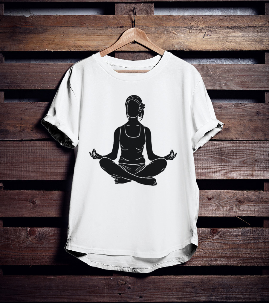 Namast'ay Home Get High Weed Yoga Meditation Pose T-Shirt