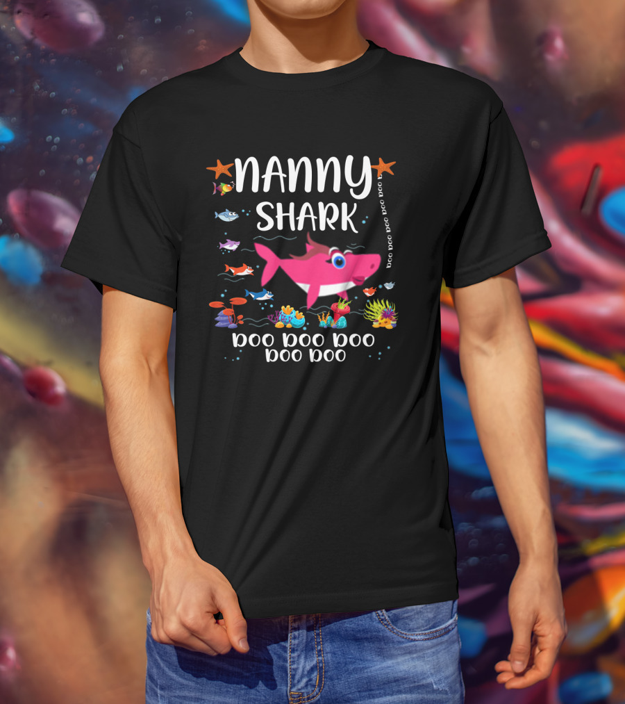 Nanny Shark Doo Doo Doo Doo Ocean Family Adventure T-Shirt