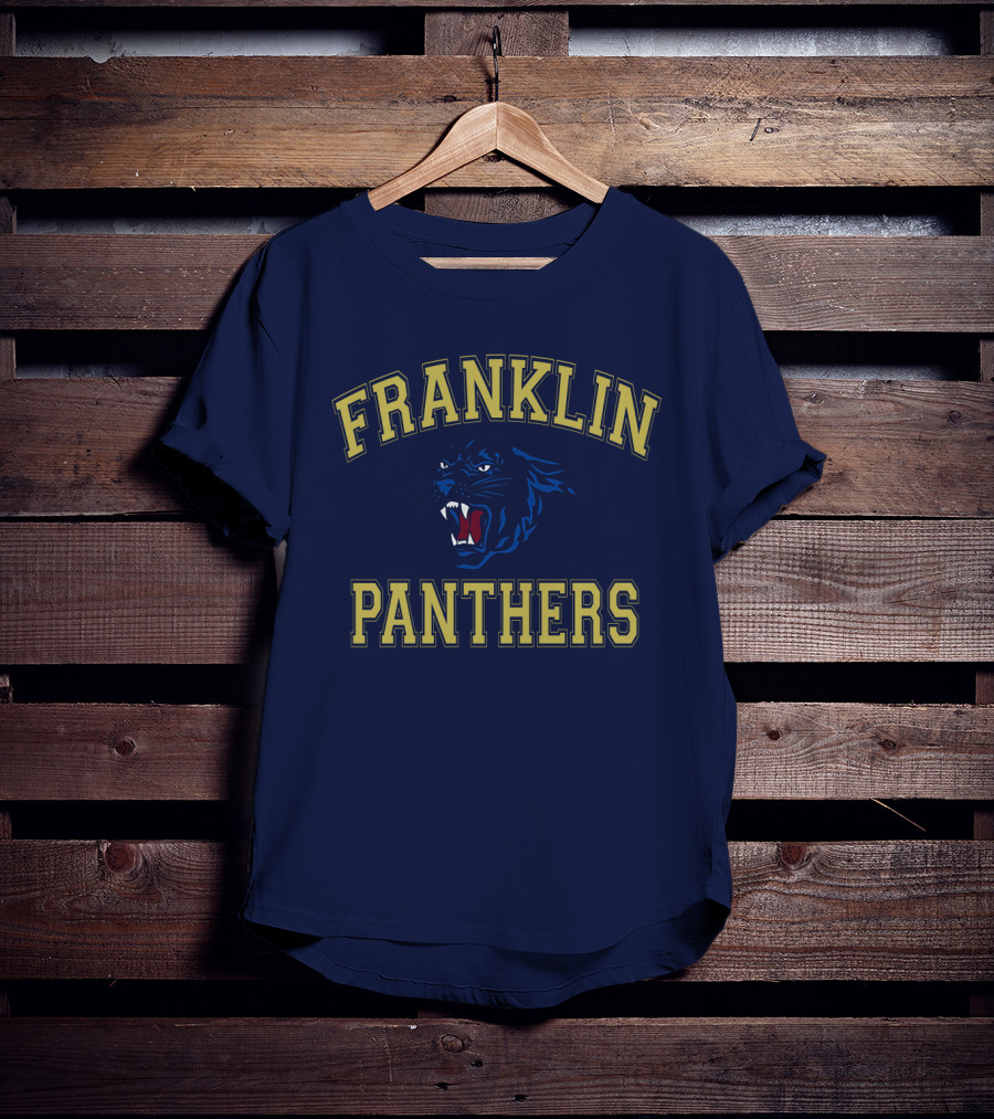 Franklin Panthers Roaring Sports Team Spirit T-Shirt