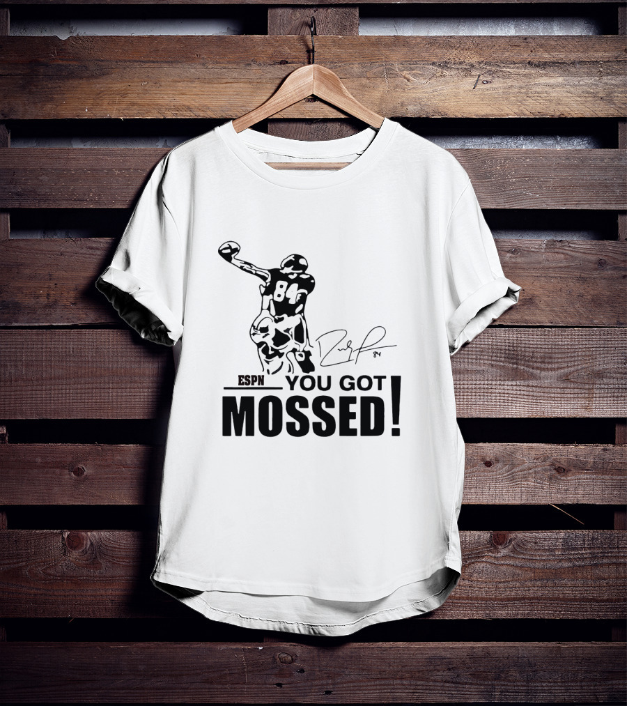 ESPN You Got Mossed 84 Signature Football T-Shirt