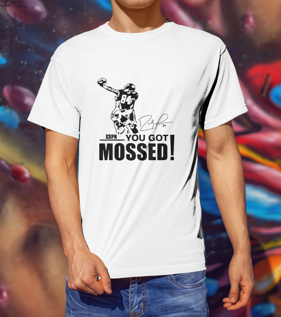 ESPN You Got Mossed 84 Signature Football T-Shirt