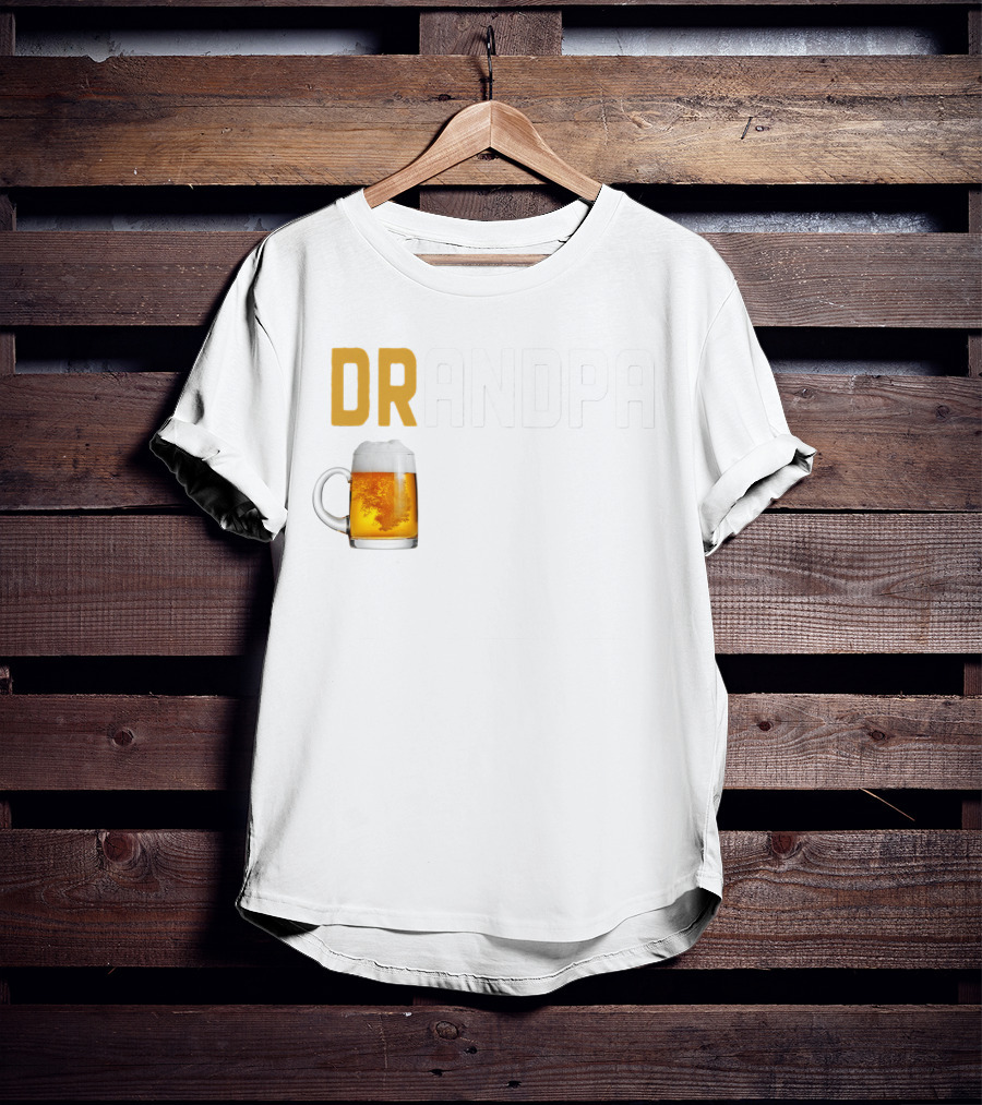 Grandpa Beer Mug DRANDPA Like A Normal Grandpa Only Drinker T-Shirt